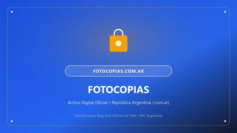 Composición visual de Fotocopias para el portal fotocopias.com.ar